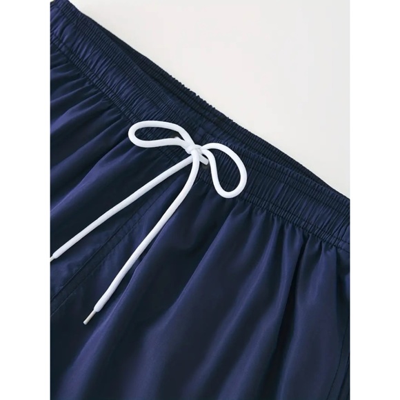 BNWT Men's Isabelle LaRue Navy Blue Bitcoin Swim Shorts - Picture 4 of 7